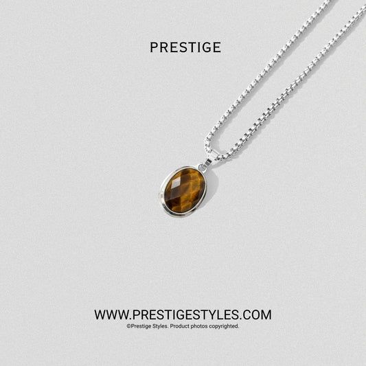 Amberwood Pendant With Chain