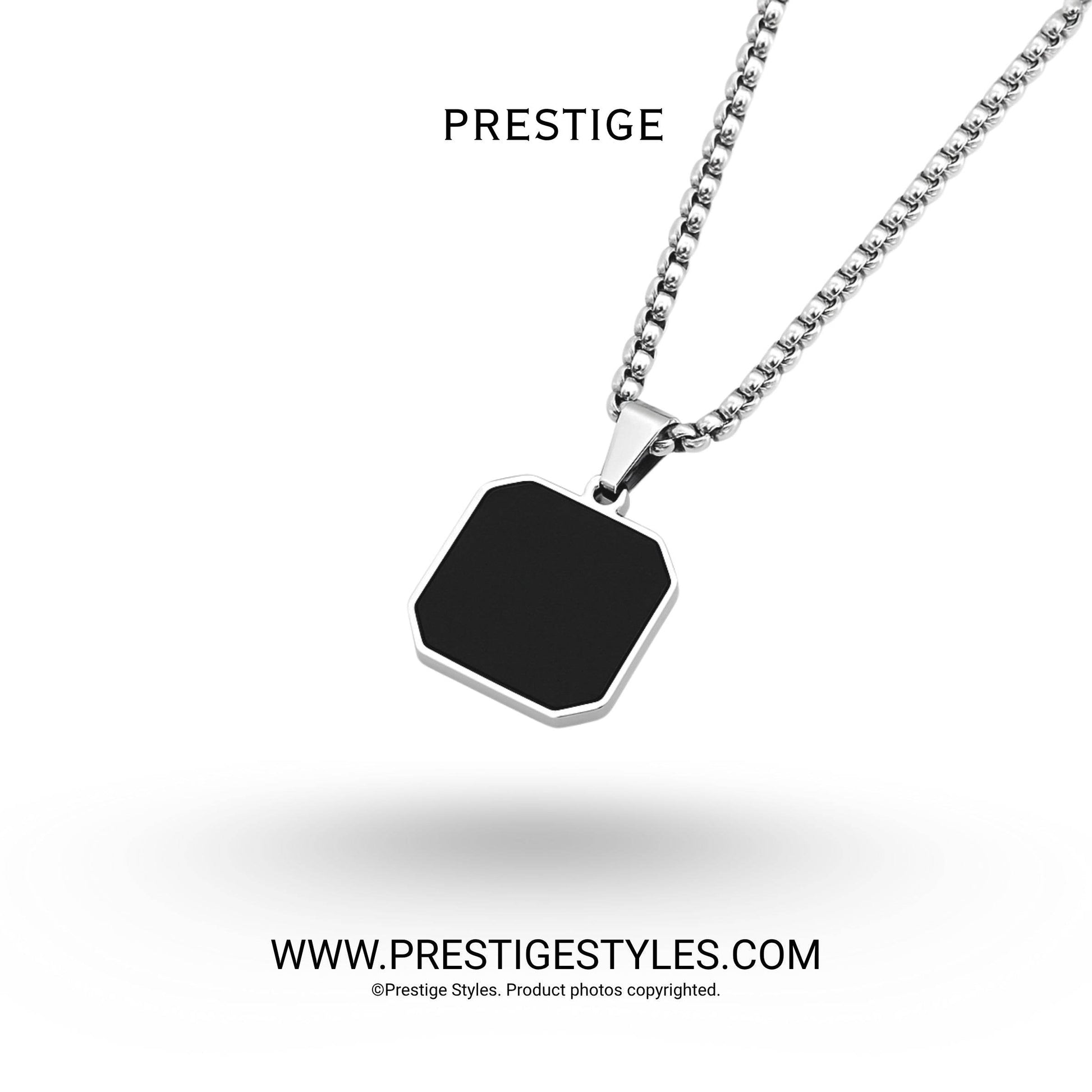 Phantom Pendant with chain (Silver) - Prestige Styles
