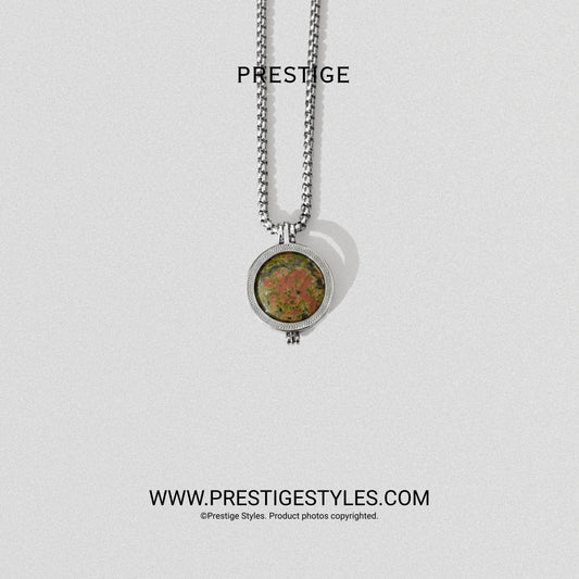 Terra Earth Prism Pendant With Chain