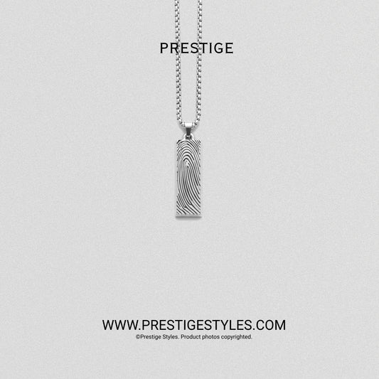 Ghostprint Pendant with Chain