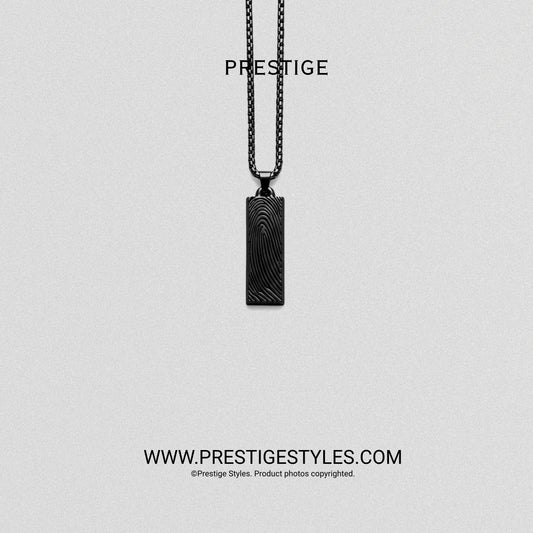 Ghostprint Pendant with Chain