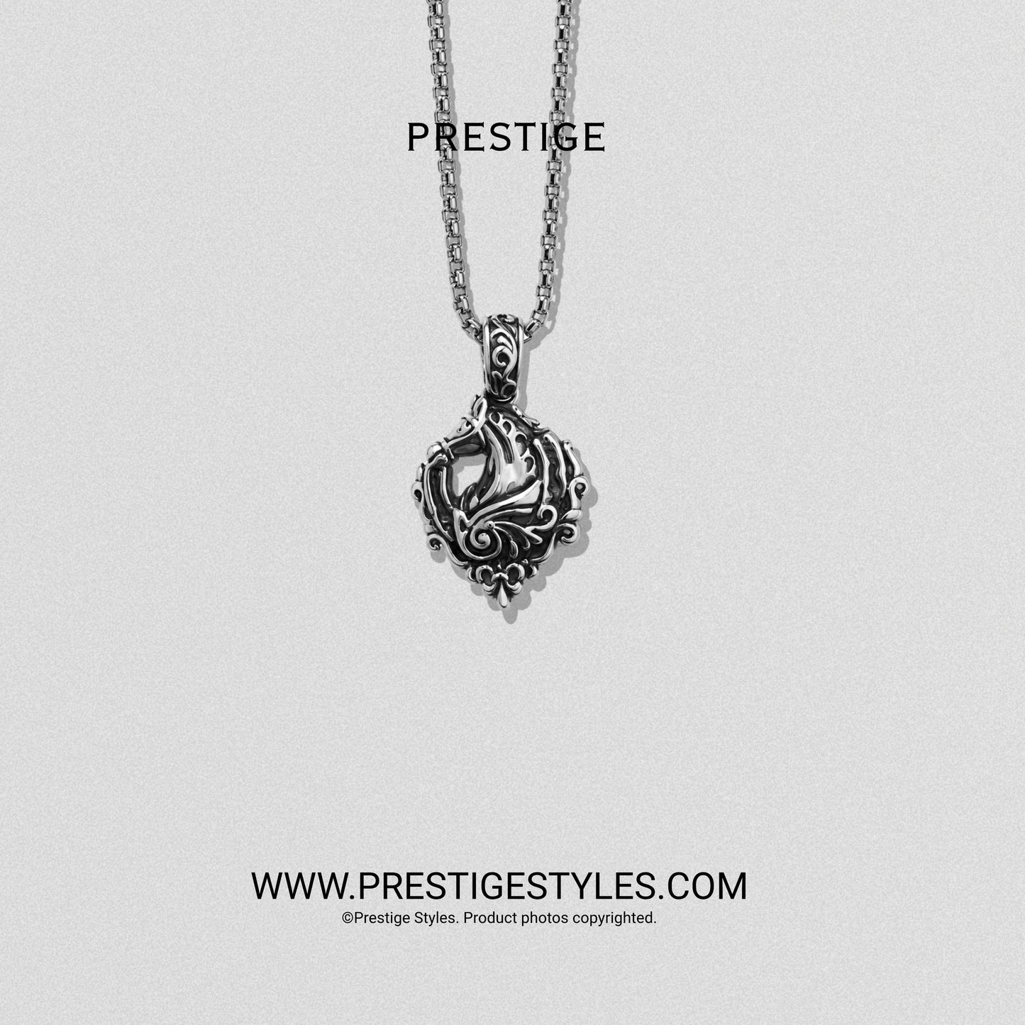 Silver Vesper Pendant With Chain