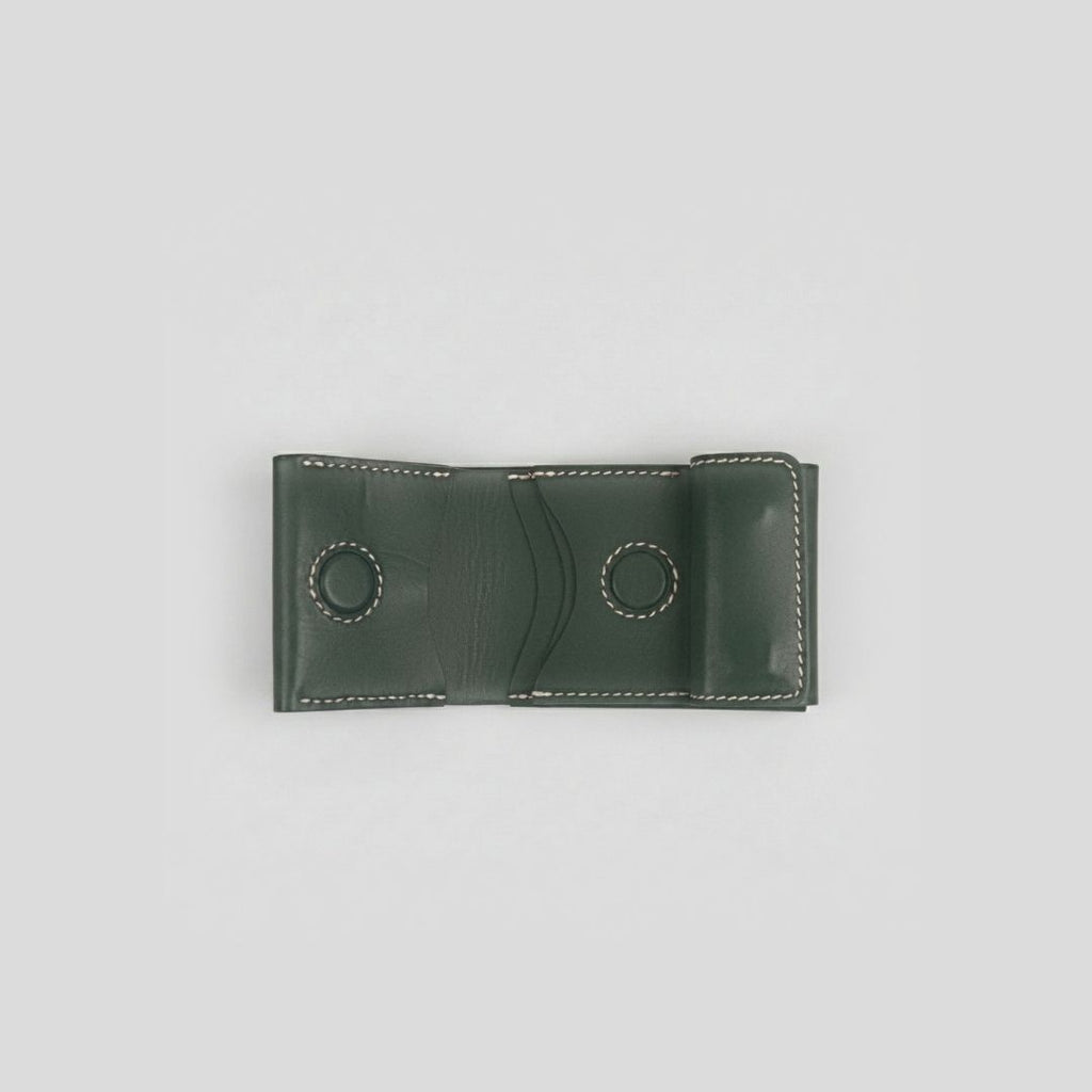 The Cadet Bifold Wallet | Full Grain Leather | Snap Tab Closure
