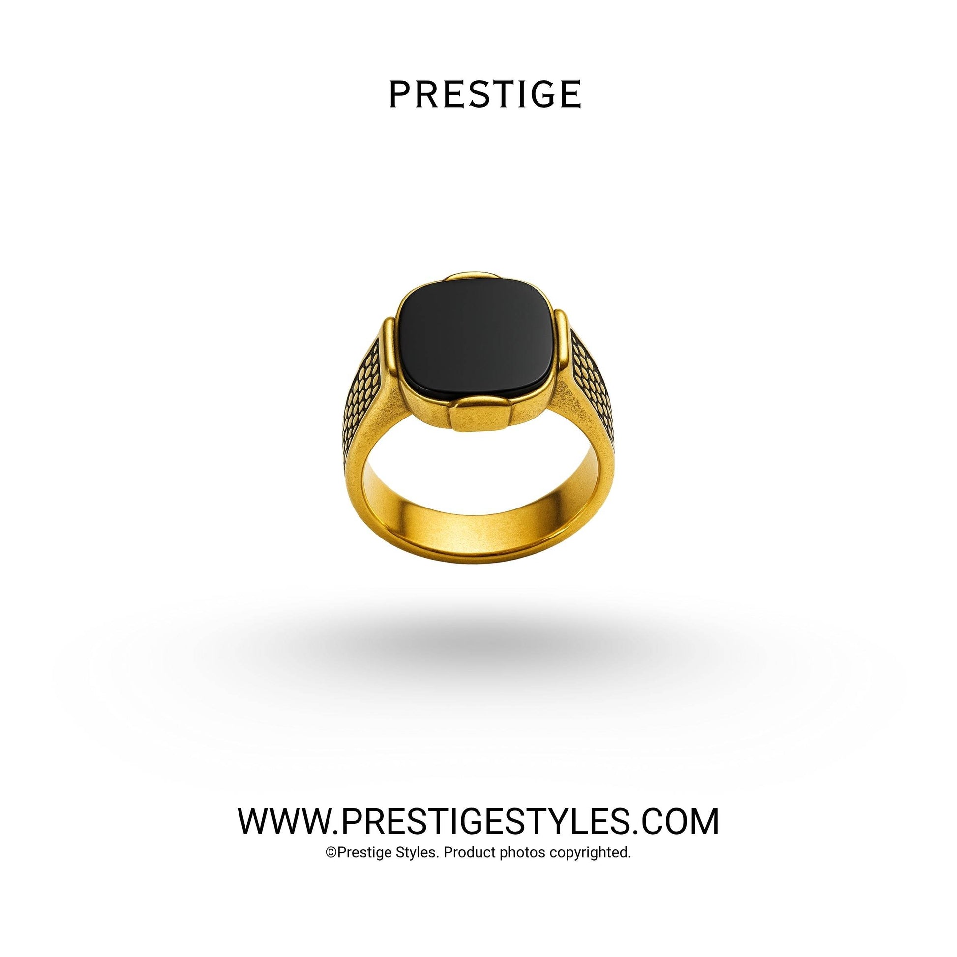 Classic Golden Eternity Ring - Prestige Styles
