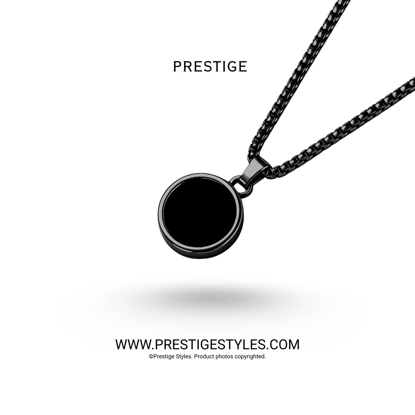 Infinite Loop Silver Pendant with Chain