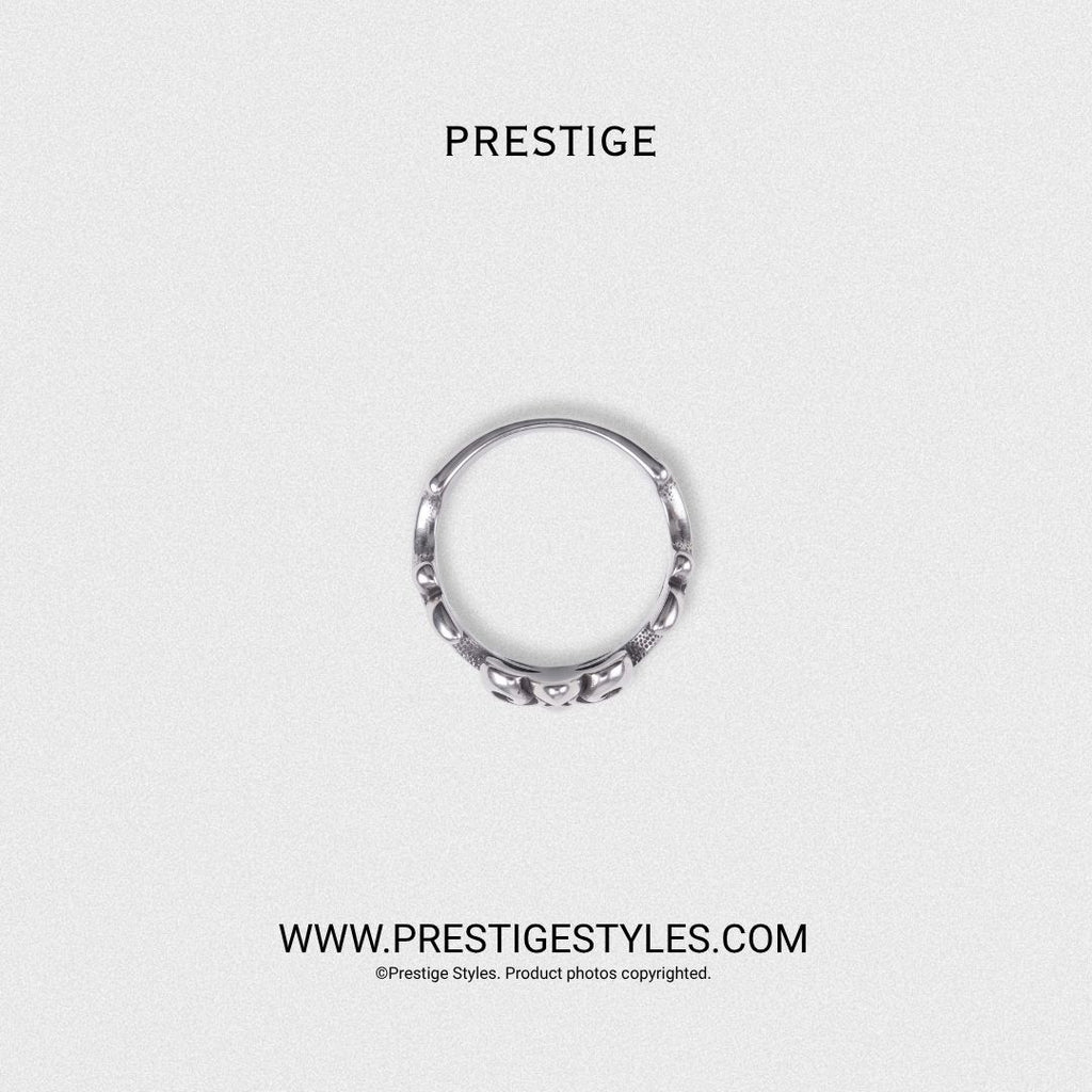 Lancelot Fleur Cross Ring