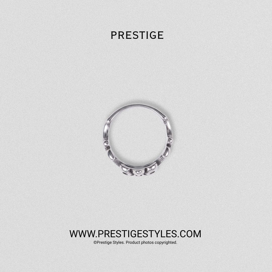 Lancelot Fleur Cross Ring