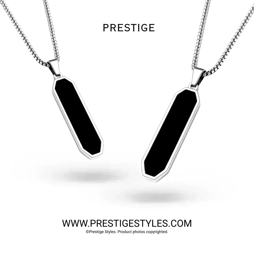 3 in 1 Abyss Combo – Silent Abyss Bracelet, Talisman Pendant Chain & Enigma Eclipse Ring - Prestige Styles - Bangladesh