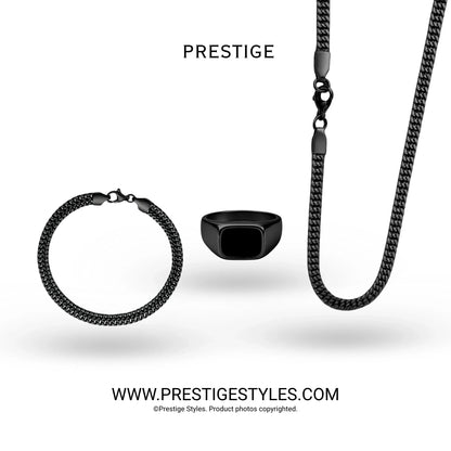 3 in 1 Old Heritage Combo- The Old Heritage Bracelet, Ring & Chain - Prestige Styles - - 