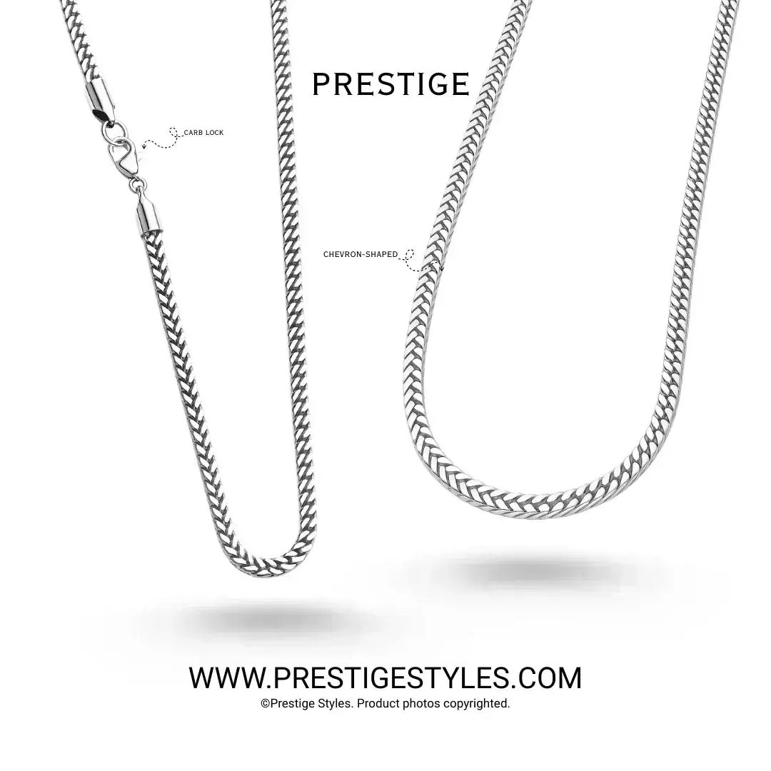 3-in-1 Phantom Core Combo – Spiral Chain, Noble Chain & Phantom Pendant Chain Combo - Prestige Styles - Bangladesh