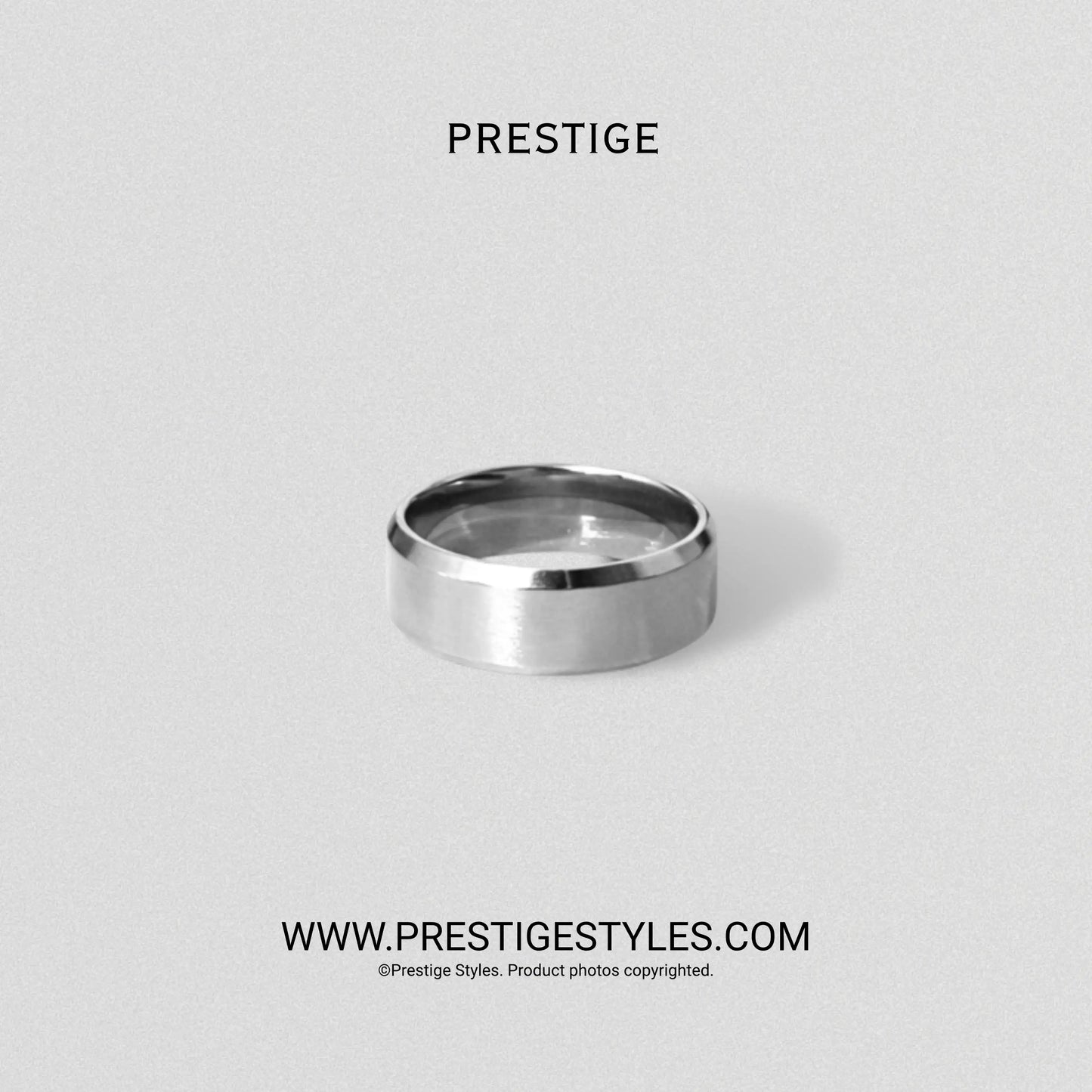 3 in 1 Silver Retro Combo- The Retro Bracelet, Silver Chain & Sleek Ring - Prestige Styles - Bangladesh