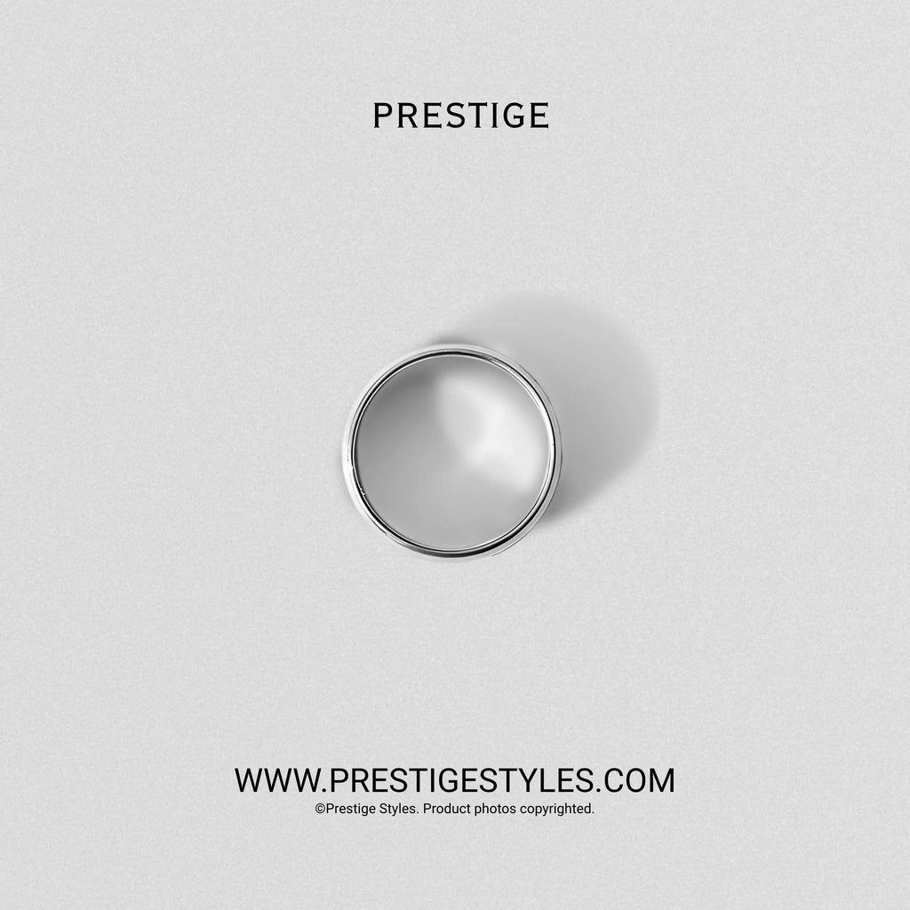 3 in 1 Silver Retro Combo- The Retro Bracelet, Silver Chain & Sleek Ring - Prestige Styles - Bangladesh