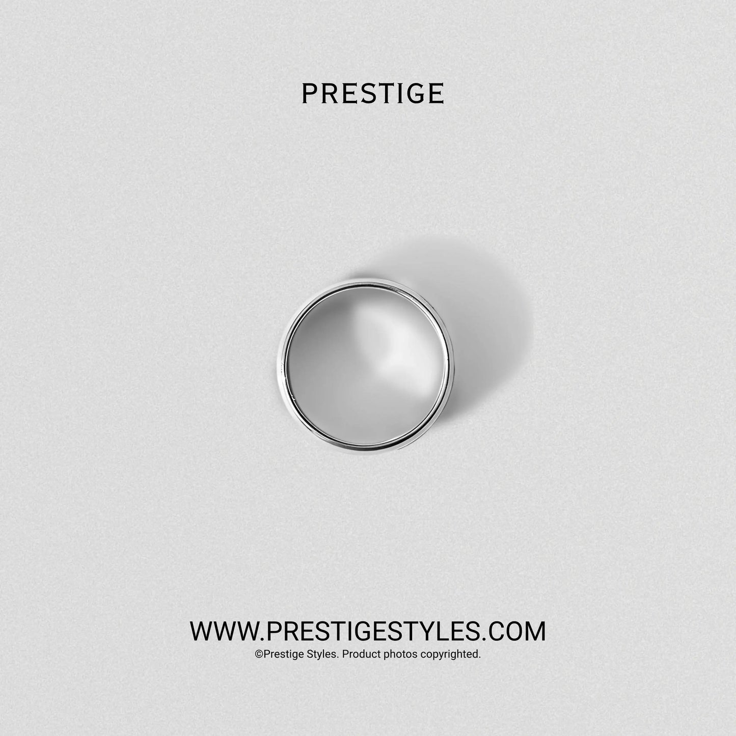 3 in 1 Silver Retro Combo- The Retro Bracelet, Silver Chain & Sleek Ring - Prestige Styles - Bangladesh