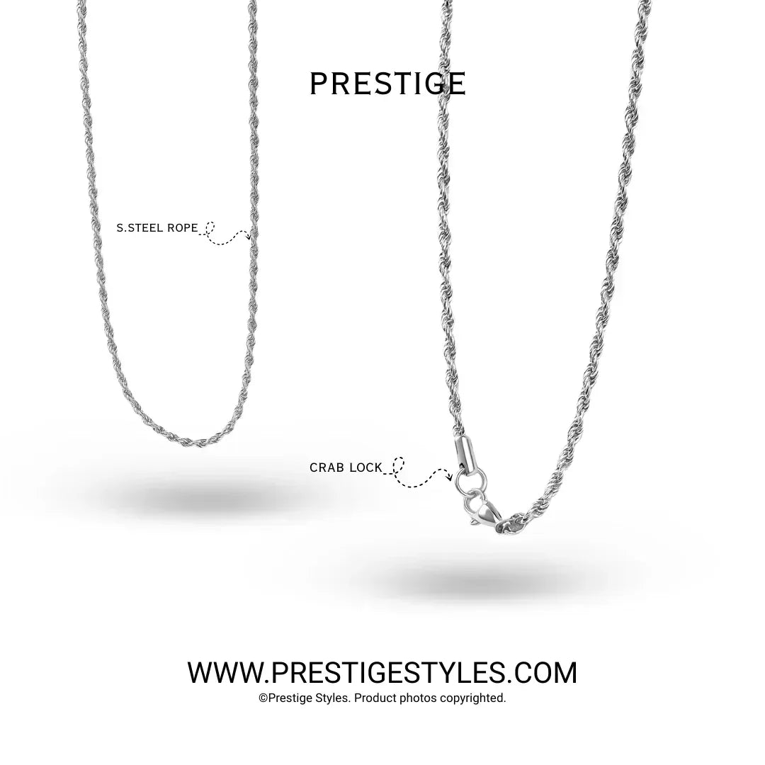 3 in 1 Twisted Combo – Twisted Bracelet, Spiral Chain & Classic Ring - Prestige Styles - - 