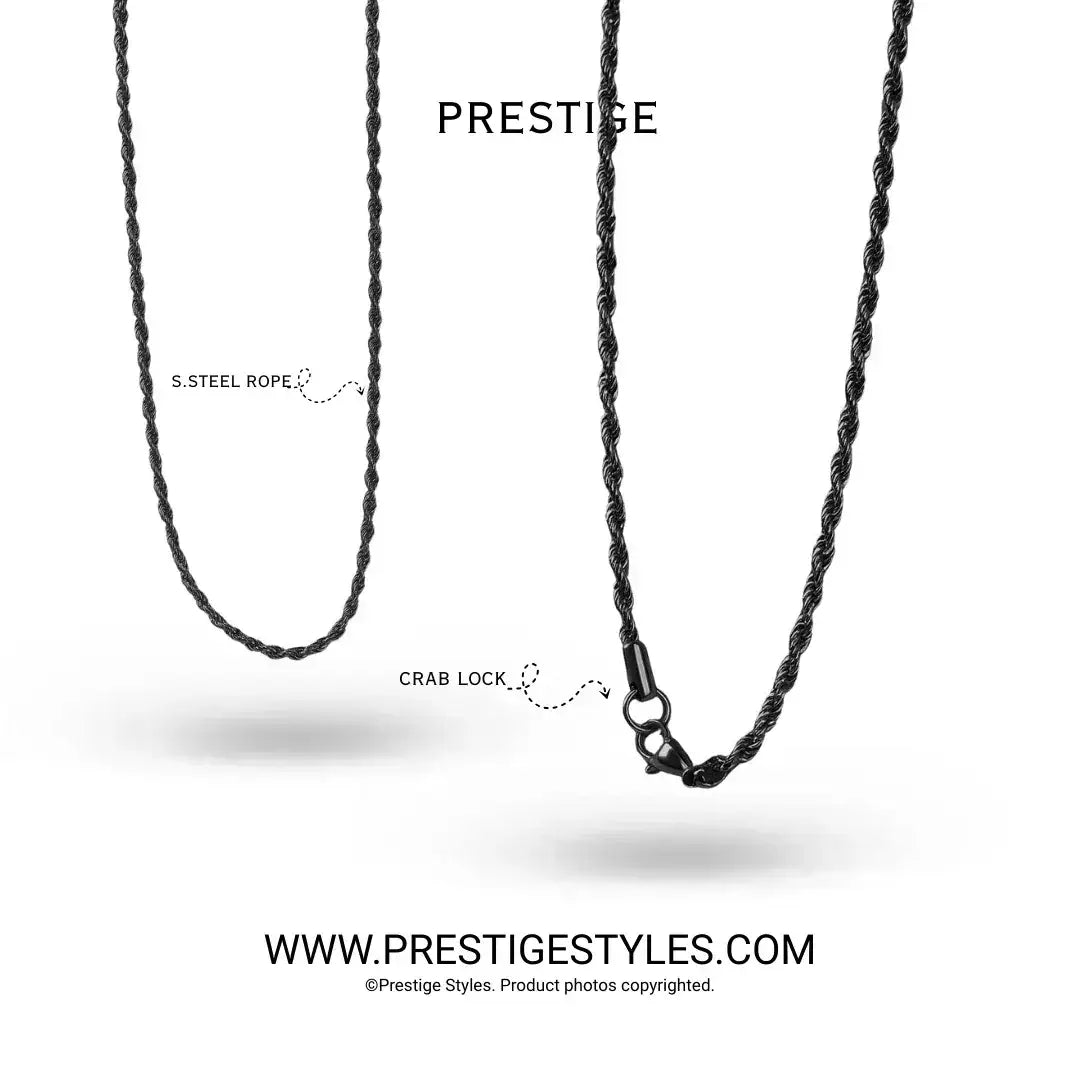 3 in 1 Twisted Combo – Twisted Bracelet, Spiral Chain & Classic Ring - Prestige Styles - Bangladesh