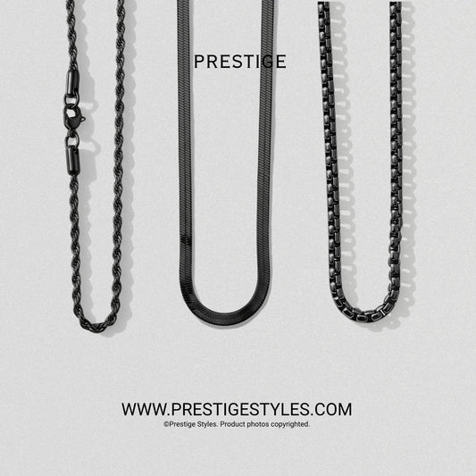 3 in 1 Chain Combo – Spiral Chain, Classic Chain & Serpent Chain