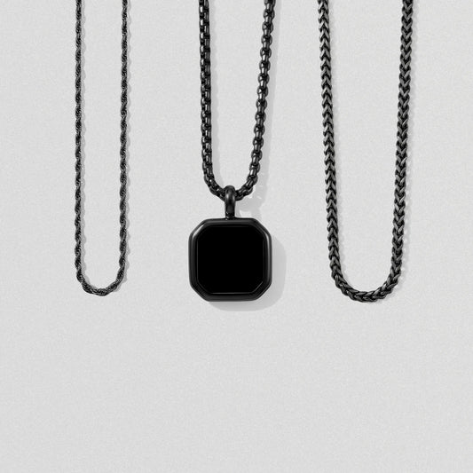 3-in-1 Phantom Core Combo – Spiral Chain, Noble Chain & Phantom Pendant Chain Combo