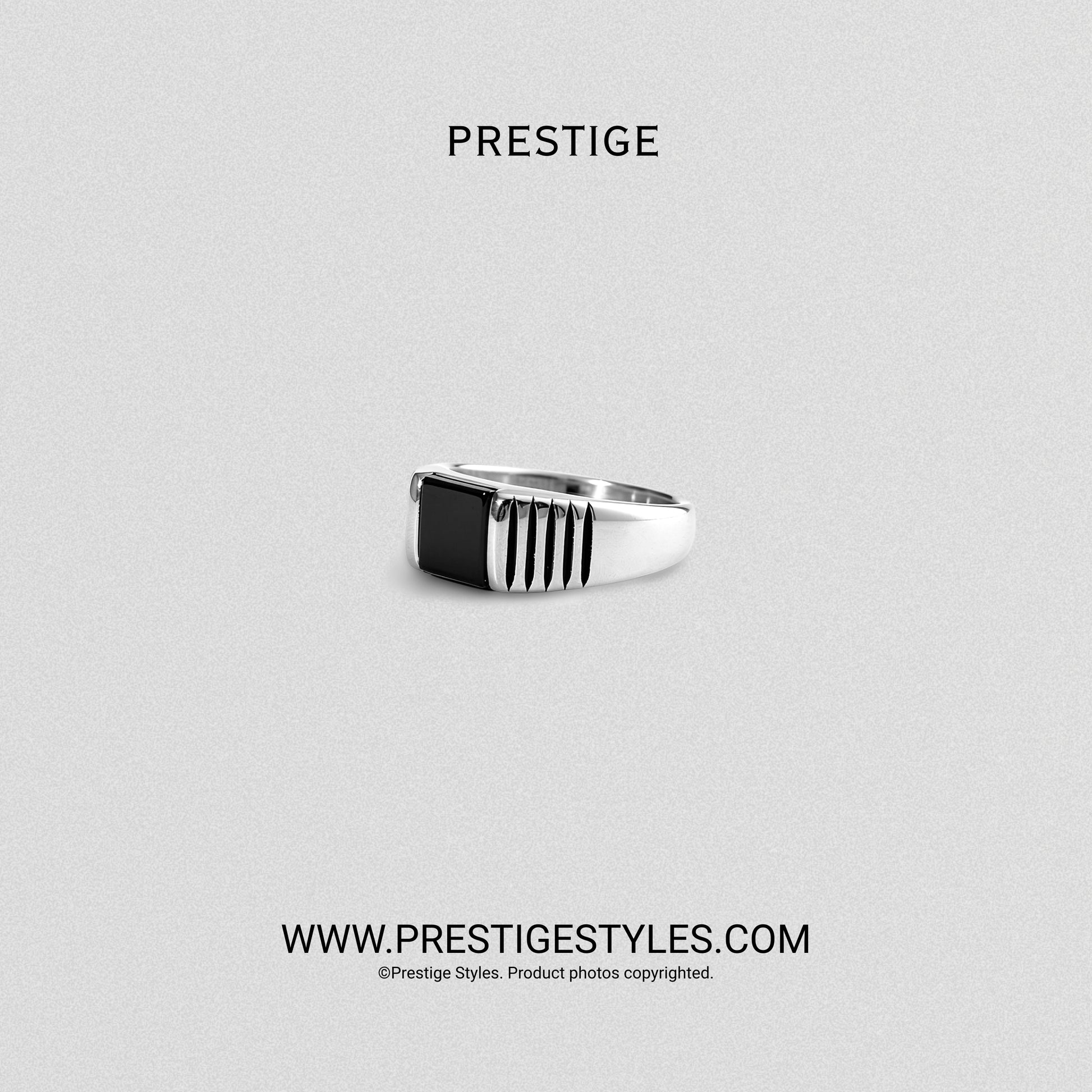 Ribbed Core Ring for Men | Textured Ring BD close-up detail | men's fashion accessory Bangladesh