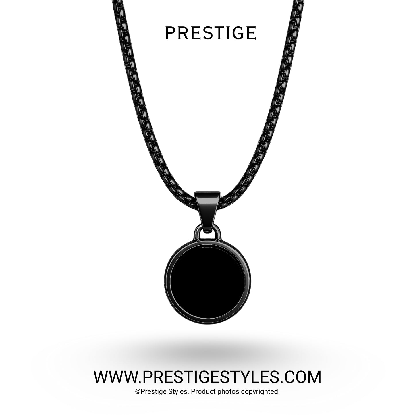 Infinite Loop Silver Pendant with Chain