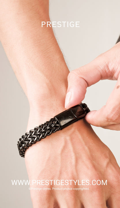 Retro Link Titanium Bracelet