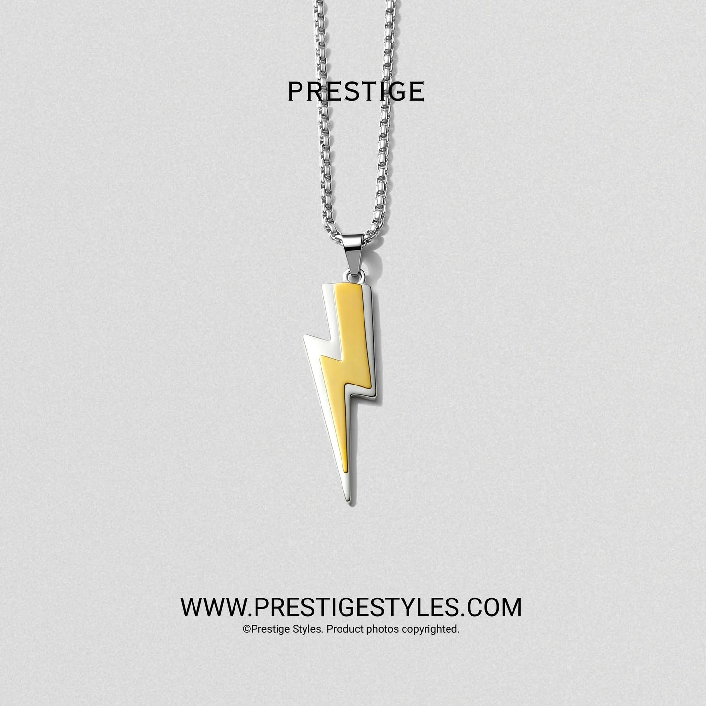 Thunderbolt Pendant with chain