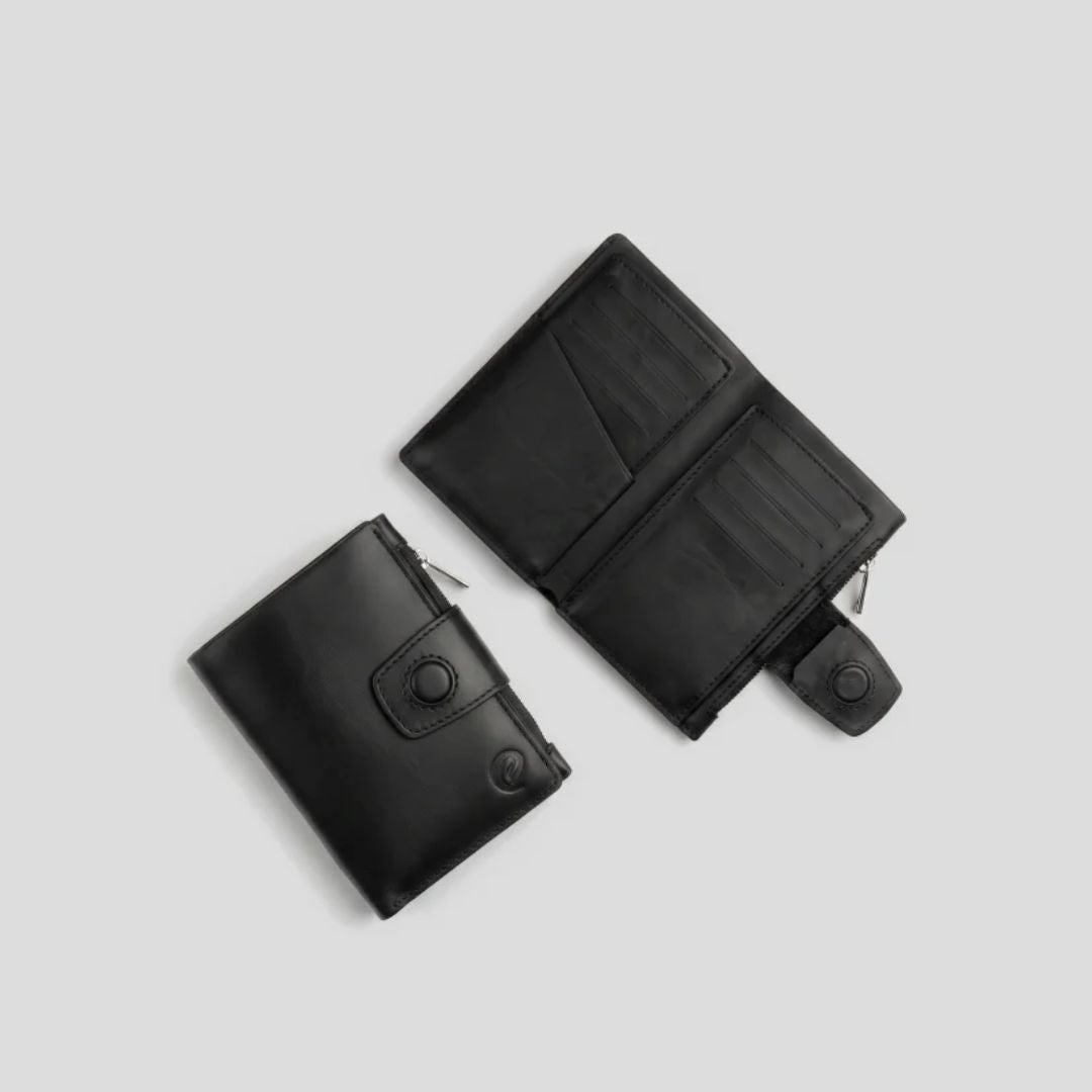 The Citadel Bifold Wallet | Full Grain Leather | Detachable Slim Wallet