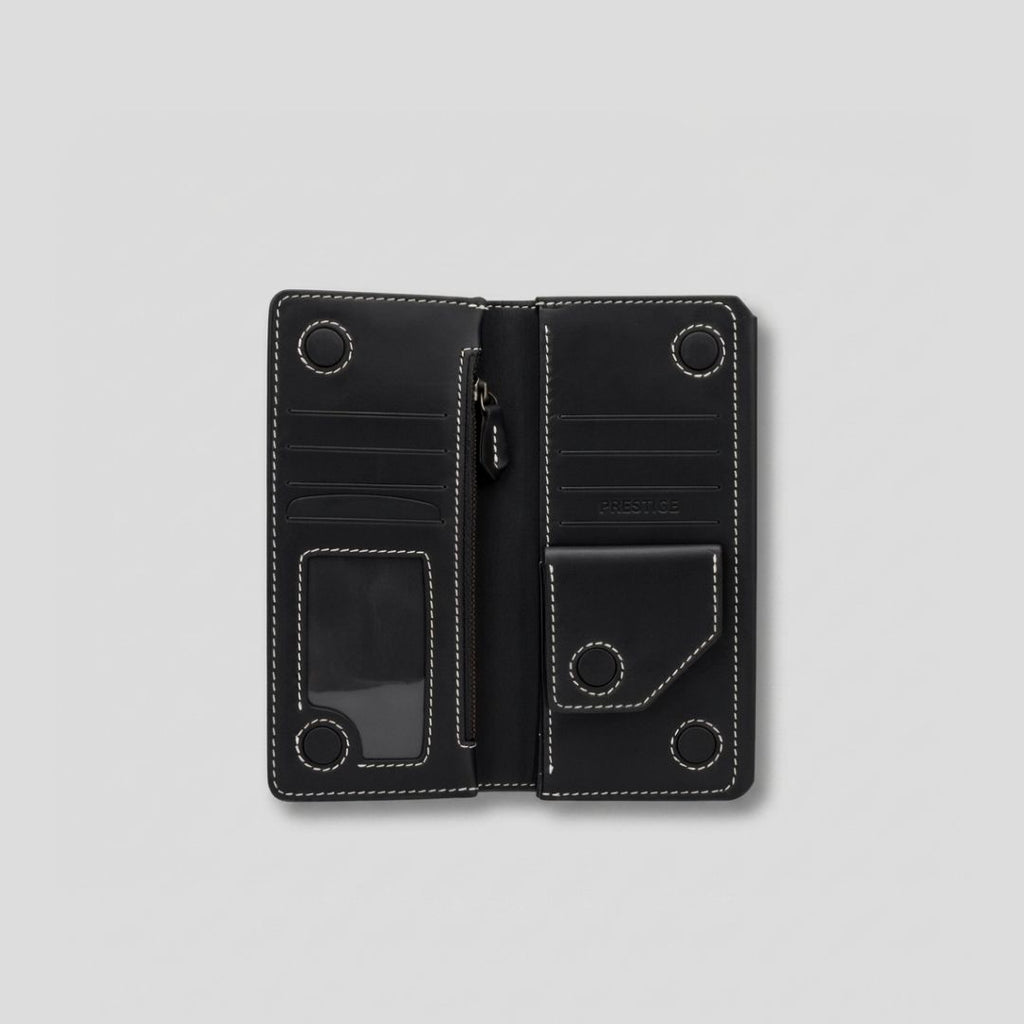The Ledger Long Wallet | Full Grain Leather | Oil Tanned
