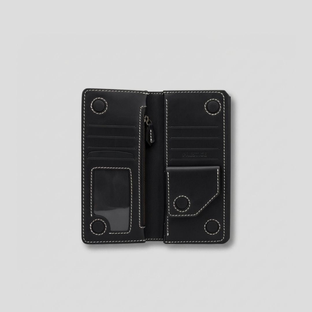 The Ledger Long Wallet | Full Grain Leather | Oil Tanned