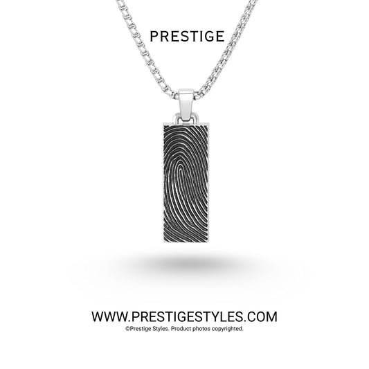Ghostprint Pendant with chain