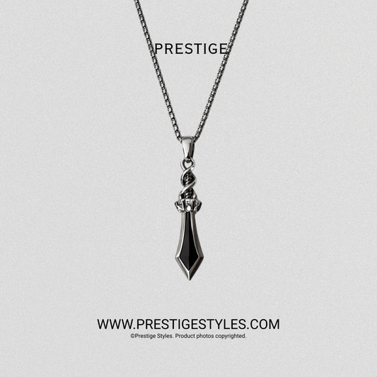 Twisted Sword Pendant with Chain — Limited Edition