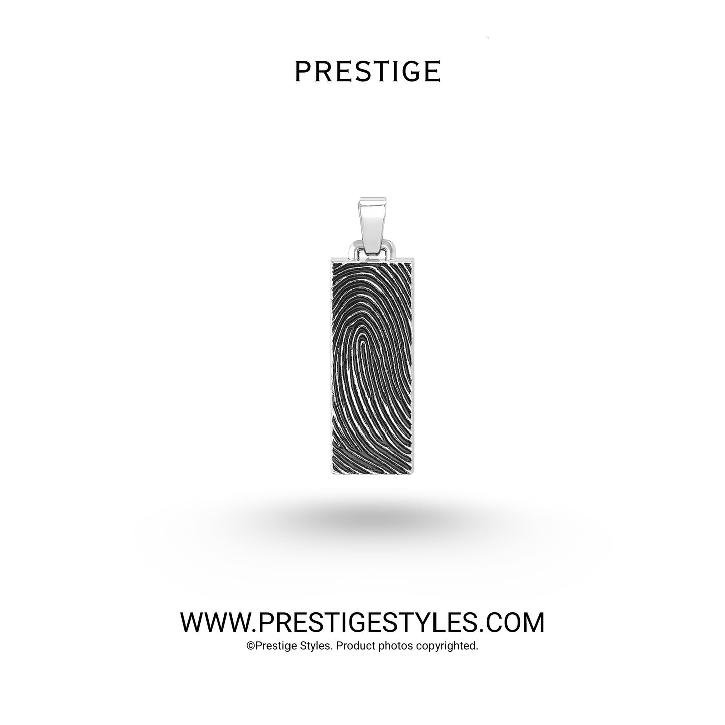 Ghostprint Pendant with chain