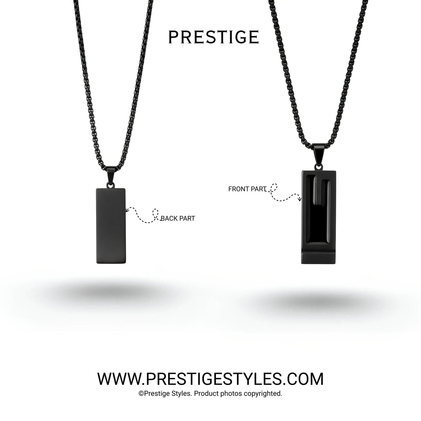 Monolith Pendant with Chain - Prestige Styles - - Pendant with Chain