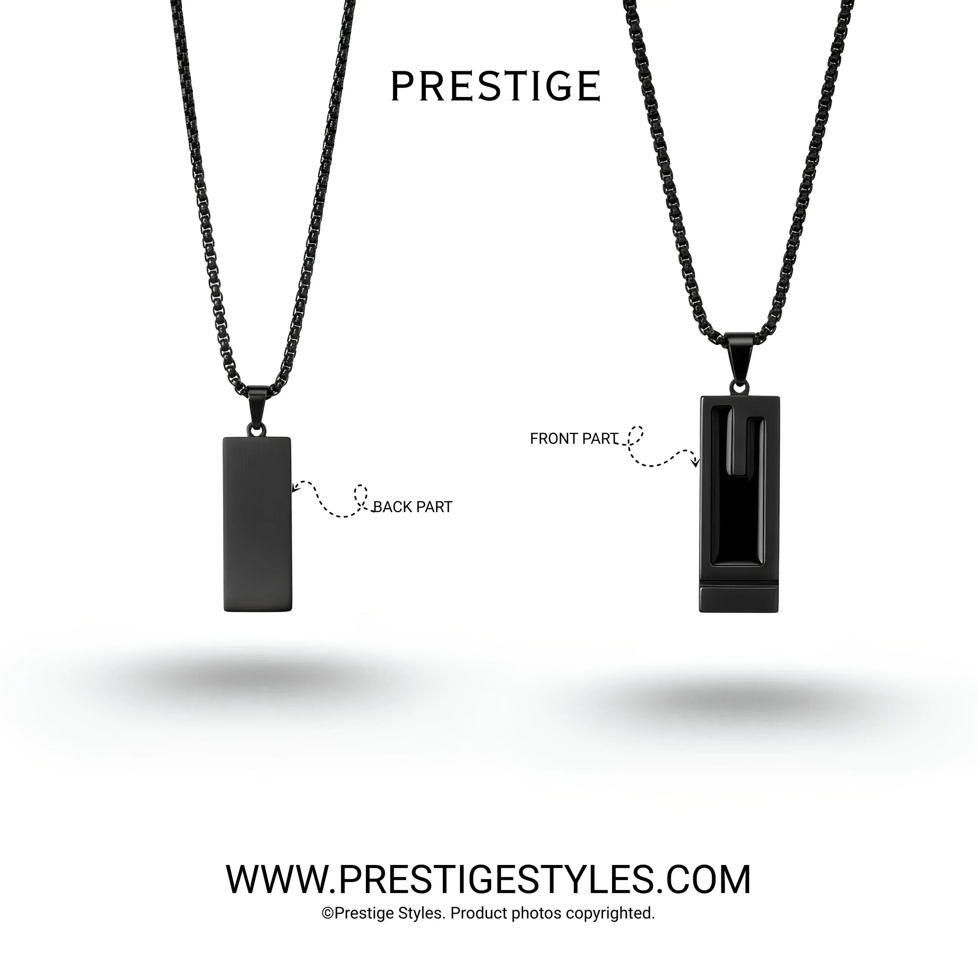 Monolith Pendant with Chain - Prestige Styles - - Pendant with Chain