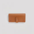 The Docket Long Wallet | Full Grain Leather | Snap Strap Closure