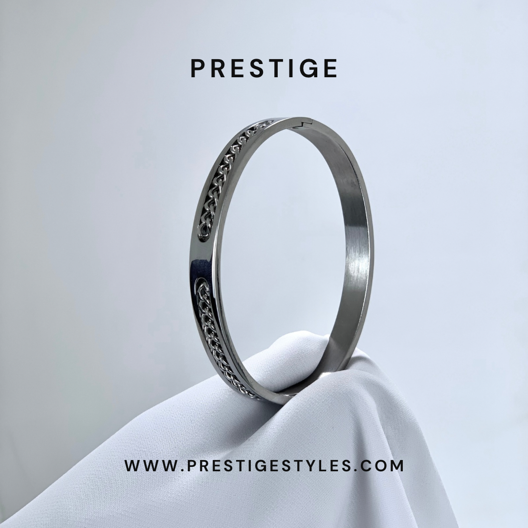 Dual Forged Bracelet - Prestige Styles Prestige Styles Silver