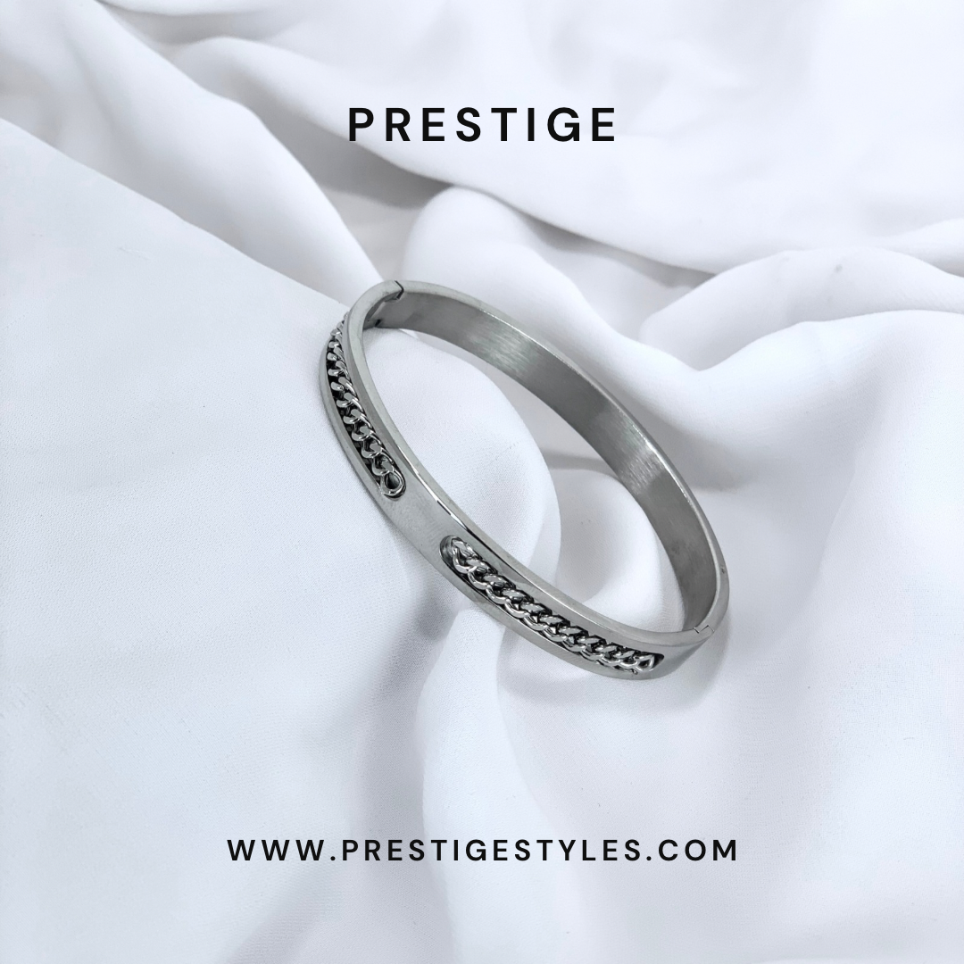 Dual Forged Bracelet - Prestige Styles Prestige Styles Silver