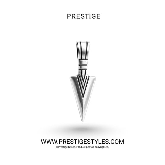 Arrowhead Silver Pendent with Chain - Prestige Styles