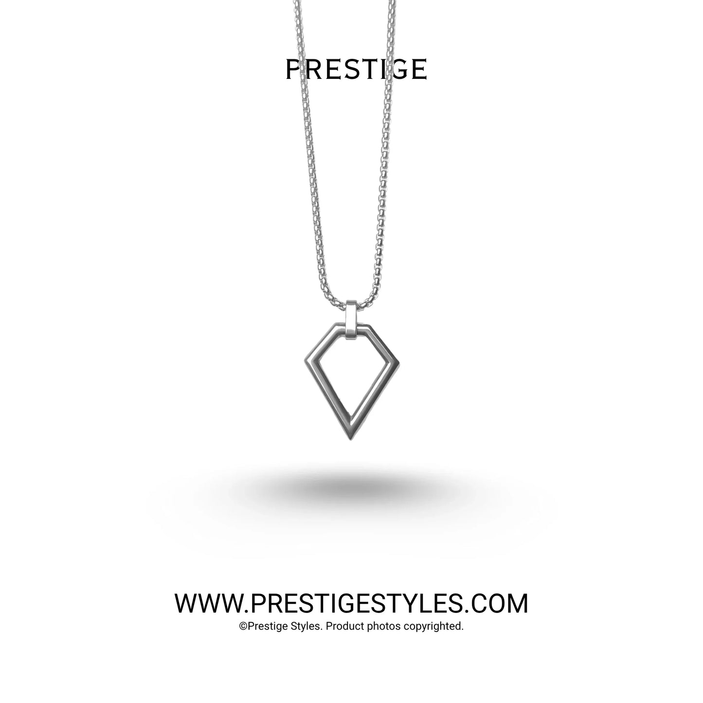 Axis men's pendant and chain by Prestige, trendy fashion accessory from Bangladesh