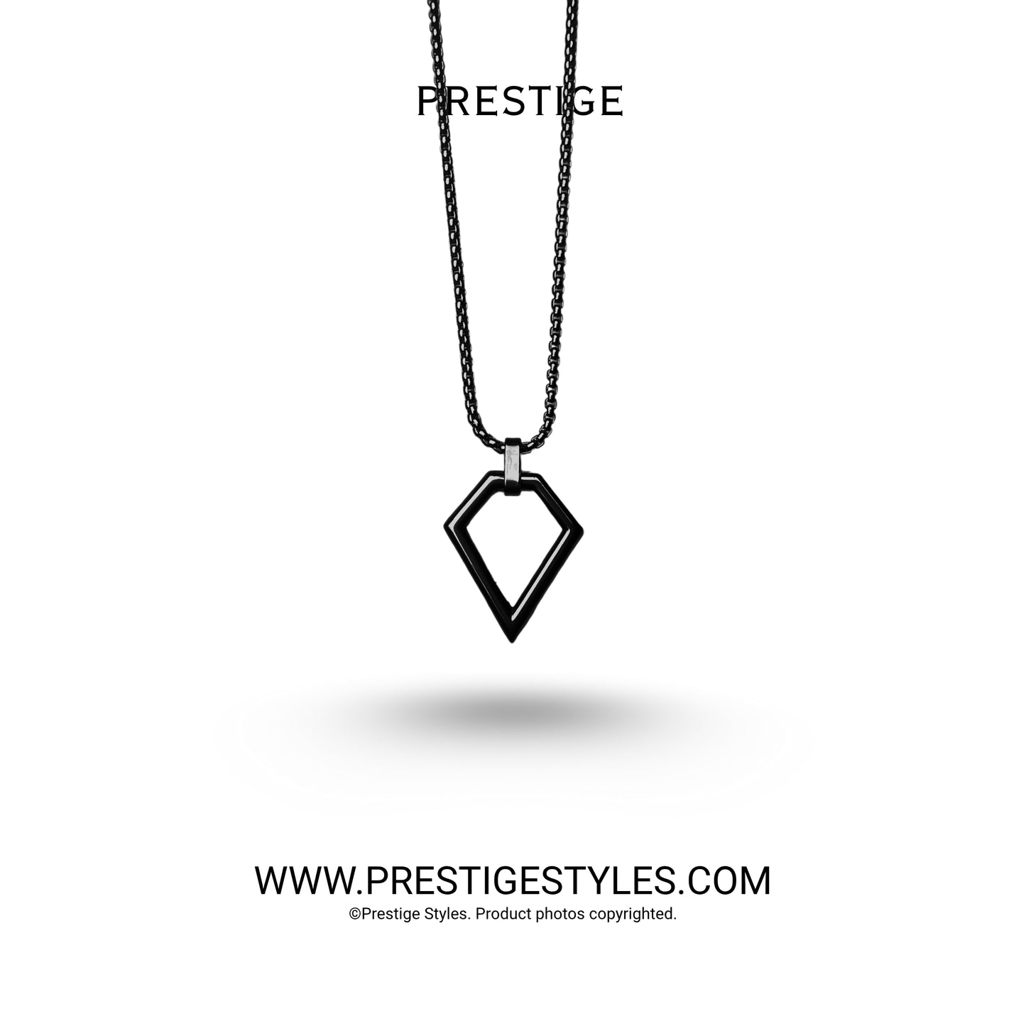 Axis men's pendant and chain by Prestige, trendy fashion accessory from Bangladesh