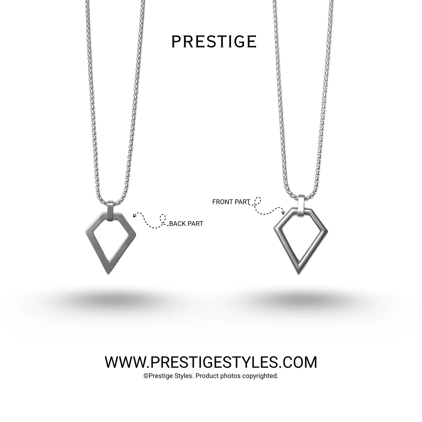Axis Pendant with chain - Prestige Styles - - Pendant with Chain