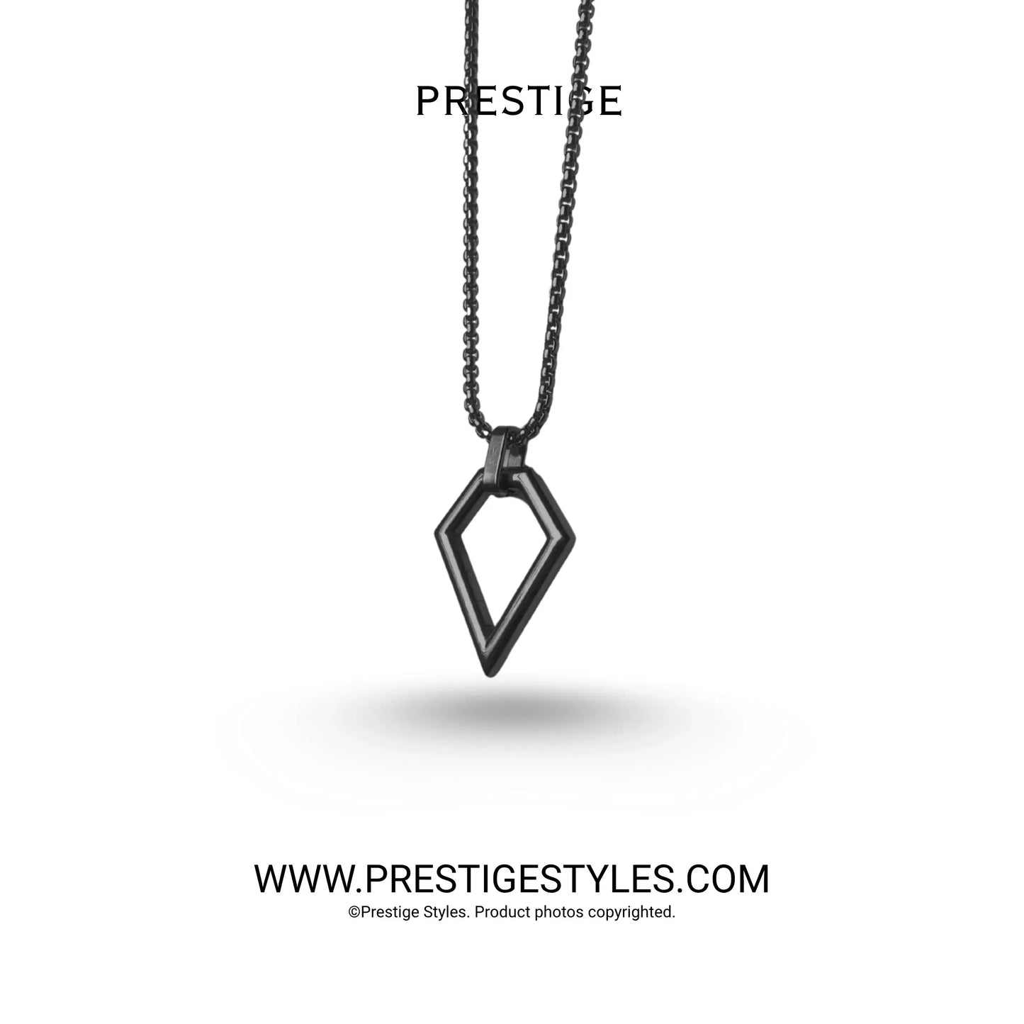 Axis men's pendant and chain by Prestige, trendy fashion accessory from Bangladesh