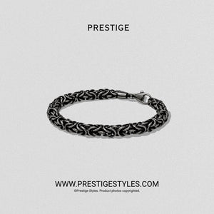Black Belmont Bracelet for Men | Men's Black Bracelet BD