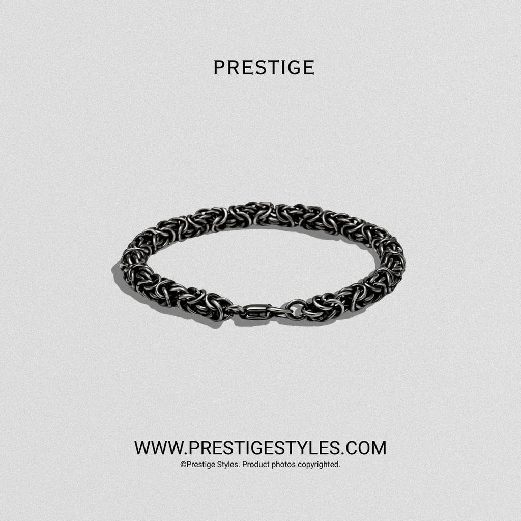 Black Belmont Bracelet for Men | Men's Black Bracelet BD - Prestige Styles - Bangladesh