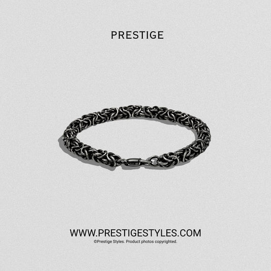 Black Belmont Bracelet for Men | Men's Black Bracelet BD - Prestige Styles - Bangladesh