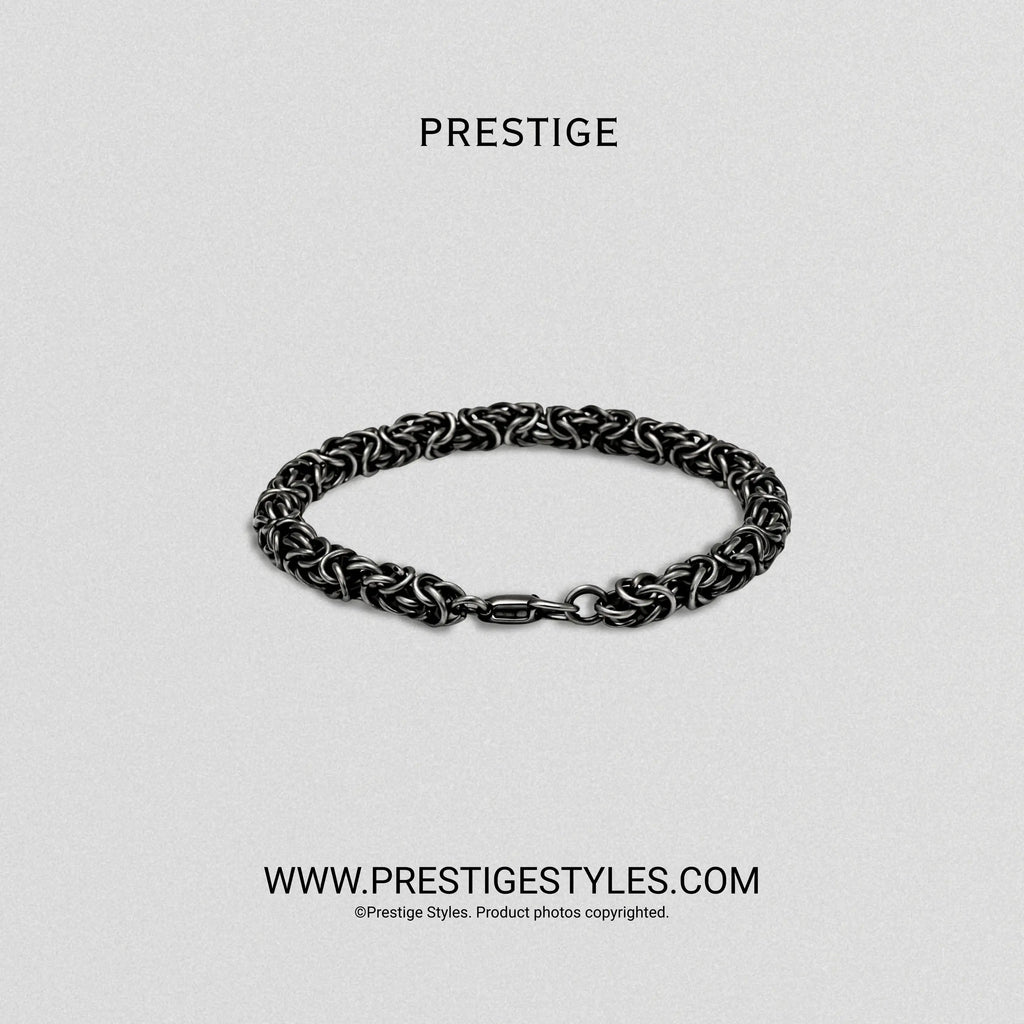 Black Belmont Bracelet for Men | Men's Black Bracelet BD - Prestige Styles - Bangladesh
