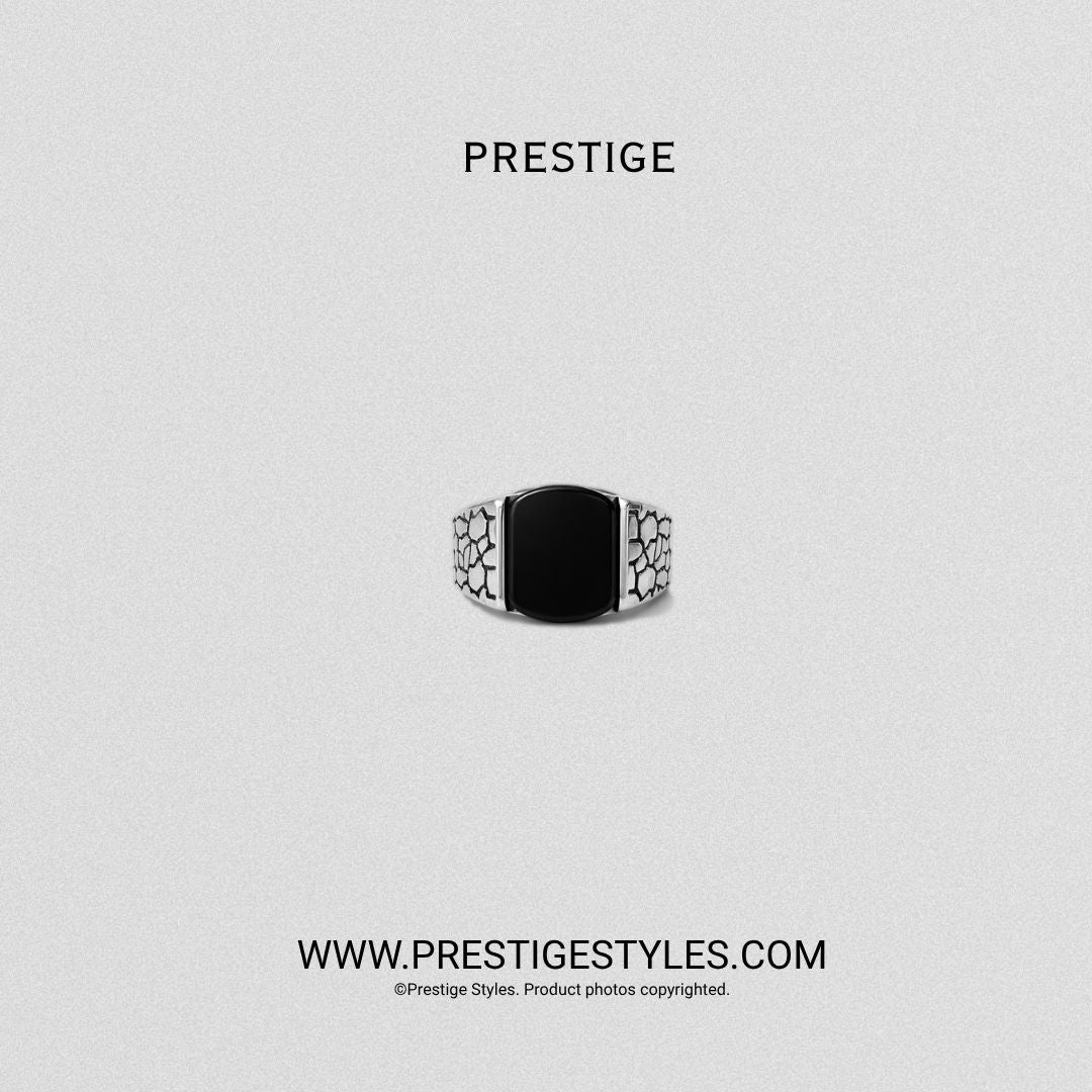 Black Dynasty Ring for Men | Stylish Men's Ring Bangladesh - Prestige Styles - Bangladesh