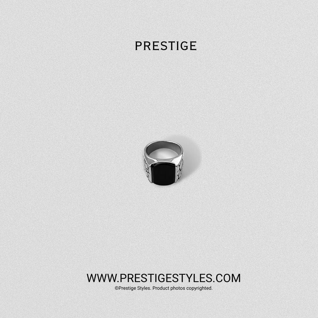 Black Dynasty Ring for Men | Stylish Men's Ring Bangladesh - Prestige Styles - Bangladesh