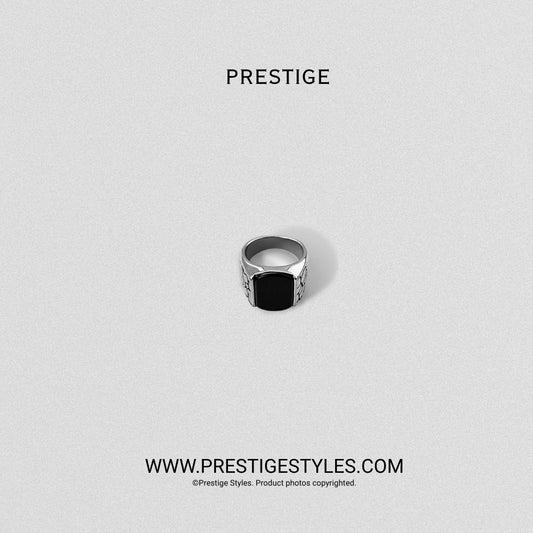 Black Dynasty Ring for Men | Stylish Men's Ring Bangladesh - Prestige Styles - Bangladesh