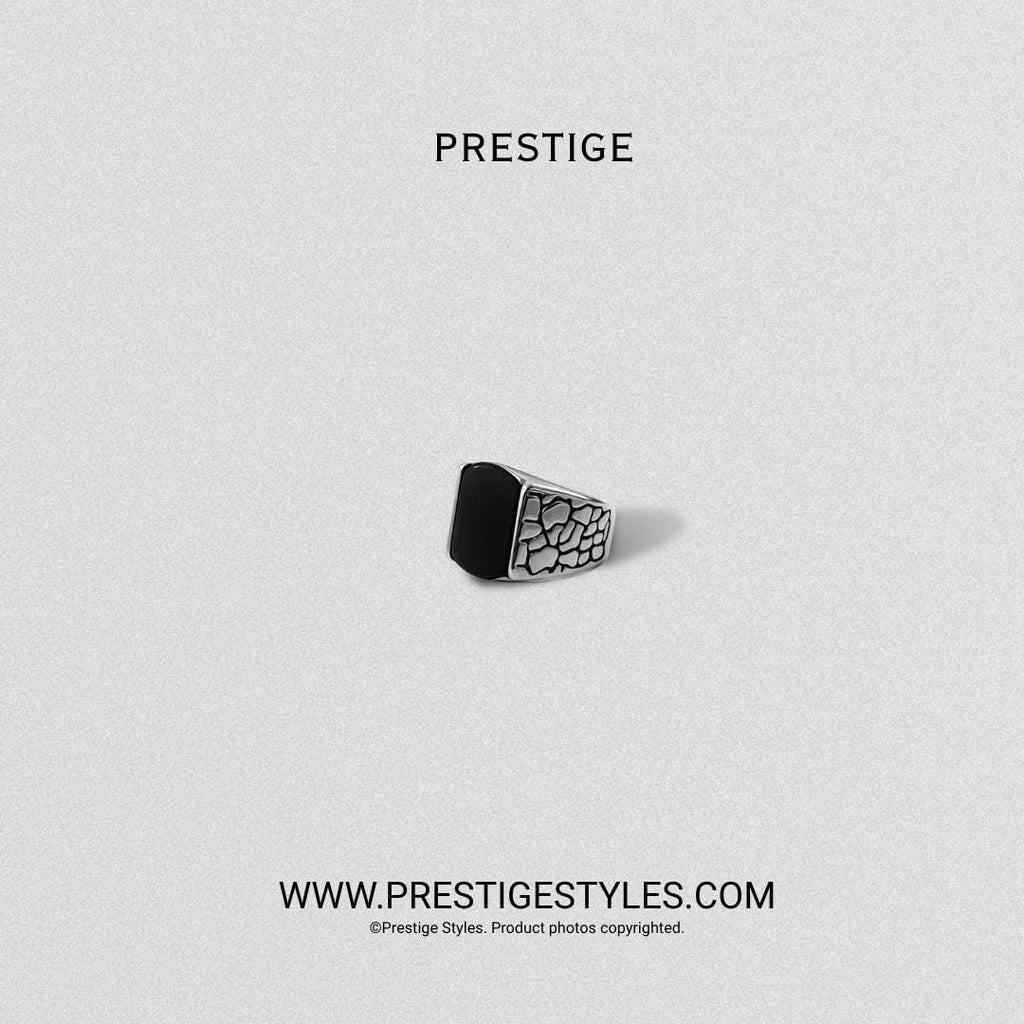 Black Dynasty Ring for Men | Stylish Men's Ring Bangladesh - Prestige Styles - Bangladesh