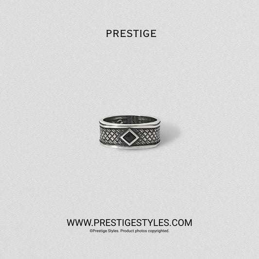 Carbon Weave Ring for Men | Modern Men's Ring BD - Prestige Styles - Bangladesh